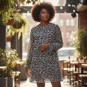 Who What Wear Semi Sheer Lined Summer Dress​​​​